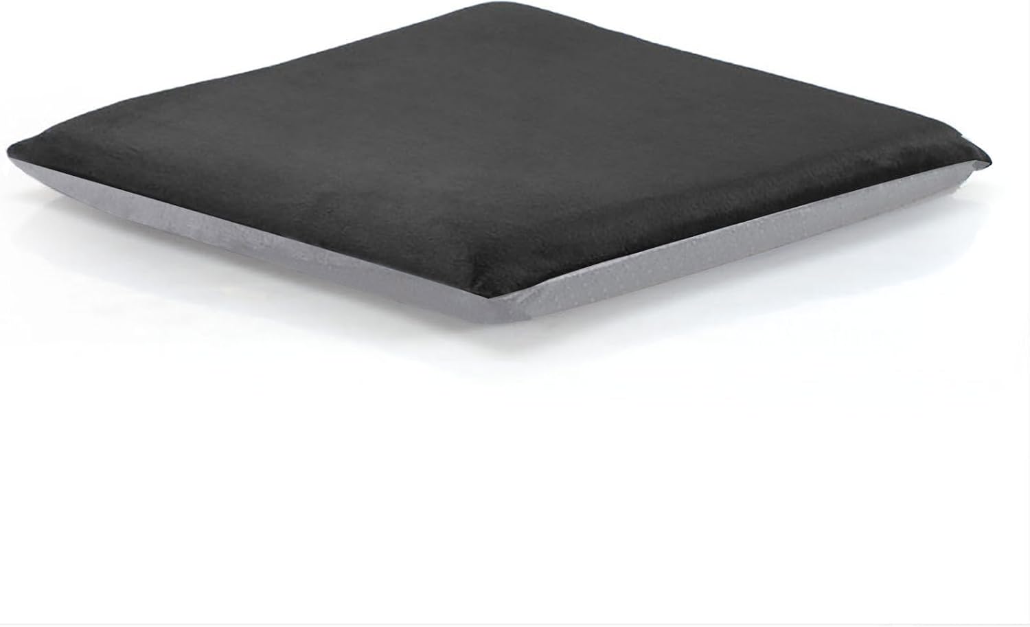 Augld Square Chair Seat Cushion Memory Foam Chair Cushion for Kitchen, Dining,Office or Car 18×18 in Black